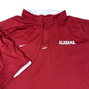 Nike Alabama Crimson Tide Football‎ Polo Golf Shirt Red XXL Team Dri-Fit Retro